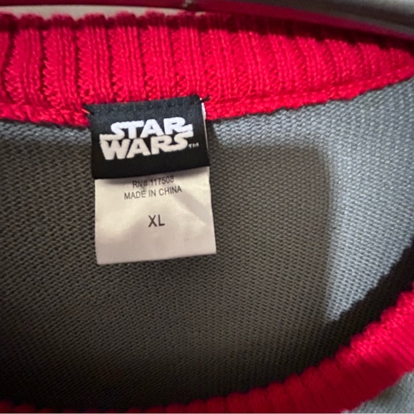 Star Wars Stormtrooper Sweater Pullover. Cotton Blend, Size XL - Picture 5 of 6